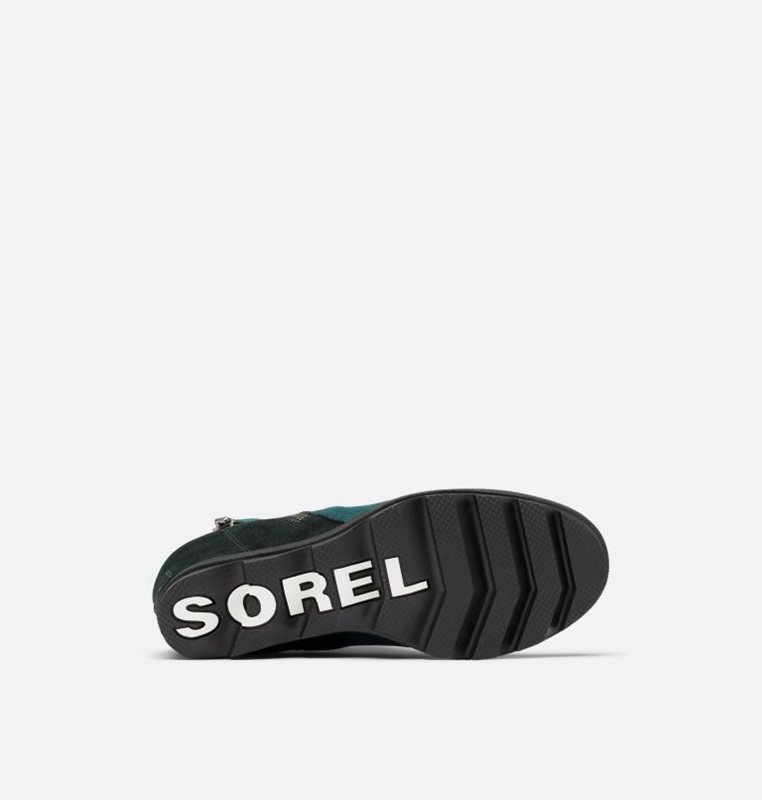 Sorel Dam Wedges Marinblå/Svarta - Joan Of Arctic™ Ii Zip Bootie - FEM-325081